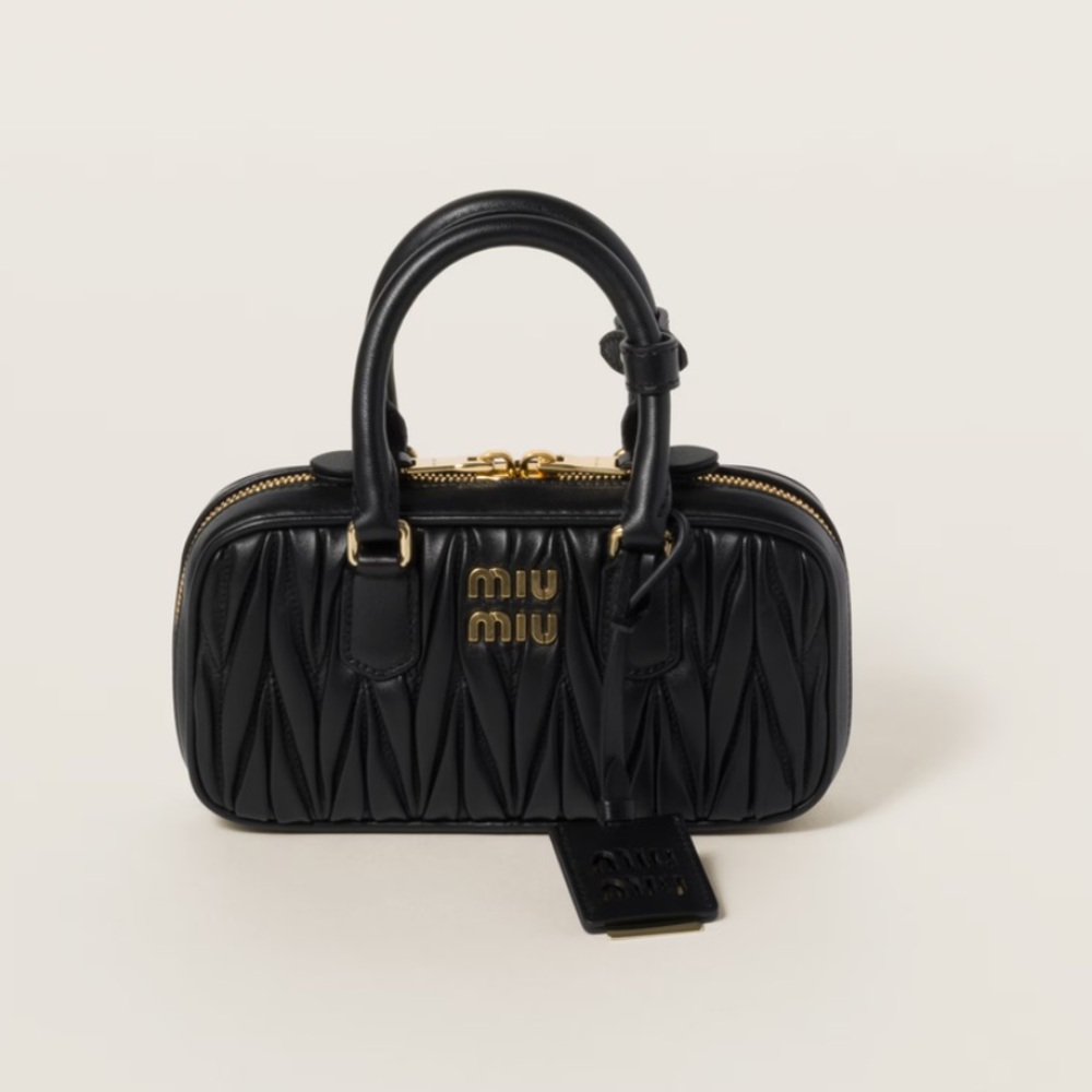 Arcadie matelassé nappa leather mini-bag - NEVER WORN. Mint condition